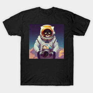 Cat astrounaut, space cat, space lover T-Shirt